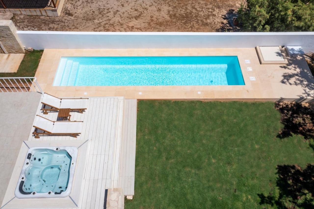 Stavrós Sea View White Villa מראה חיצוני תמונה