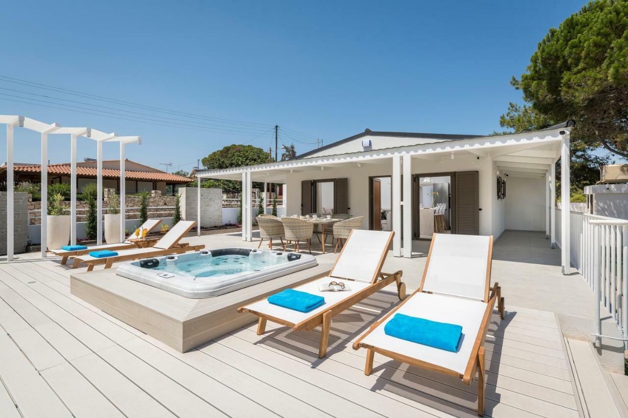 Stavrós Sea View White Villa מראה חיצוני תמונה